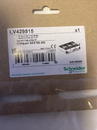 Schneider Kurzer Anschlussschirm LV429515 - 3-polig, Einstecken, IP40 Brandneu2