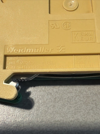 29x Weidmüller WPE 10 Schutzleiter-Reihenklemmen (1010300000) – NEU2
