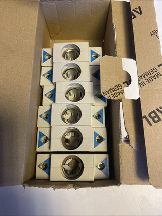 6x WOHNER 63A 380V GNIAZDO A SICHERUNG ID79059 + schrauben und Sicherungen0