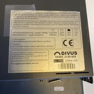 Divus 7699 Panel PC DE850-2135140S | 8,4" Touch | Win XP Embedded | Gebraucht2