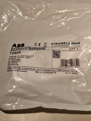 2x ABB TZ606 Adapter für EDF Rahmen #80