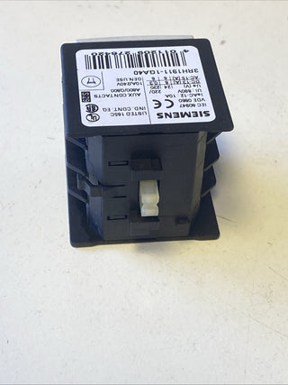 Siemens 3RH1911-1GA40 Hilfsschalterblock | 4 Schließer (4NO) | S00 | Gebraucht2