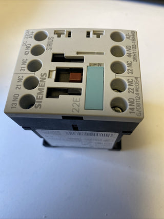 Siemens SIRIUS Hilfsschütz 3RH1122-1BM40 | 220V DC | 2S+2Ö6