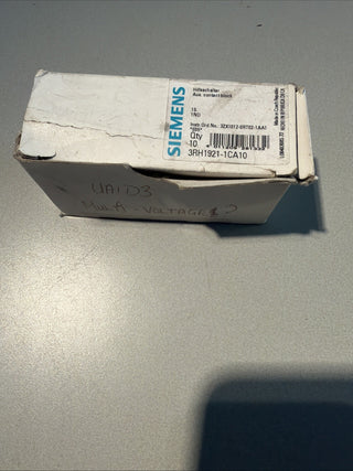 3XSiemens SIRIUS Hilfsschalterblock 3RH1921-1CA10 (1 NO / 1 Schließer) – NEU/OVP2