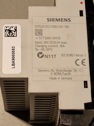 SIEMENS 5TT3200-2KK30 CHARGING CONTROLLER4