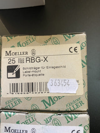 4x Moeller 25 stück RBG-X Schildträger1