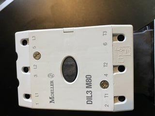 Moeller DIL3M80 Leistungsschütz + Z5 Motorschutzrelais + 11S Hilfsschalter geb7