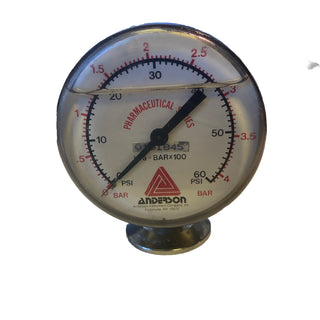 ANDERSON 0327365 MANOMETER 60PSI0