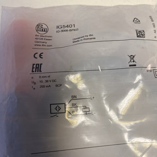 ifm IG5401 Induktiver Sensor M18 PNP NO 8mm 10–36V DC – neu2