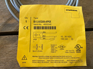 Turck Bi1,5-EG08-K-AP6X Induktiver Sensor 4669040 Näherungssensor 10-30V 150mA 2