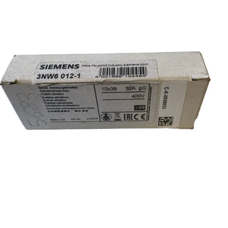 Siemens 3NW6012-1 Zylindersicherung 10x38mm 32A gG 400V neu0