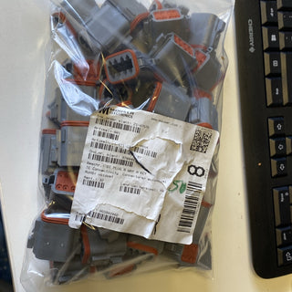 50x Deutsch DT Steckverbinder Set | 8-polig | Grau | Wasserdicht IP688
