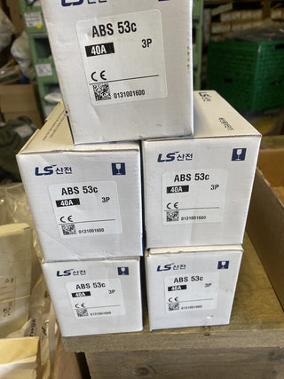 LS Metasol ABS 53c 40A 3P Kompaktleistungsschalter Artikelnummer TGCC150728-2403