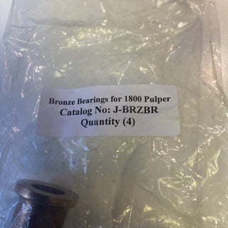4x bronze bearings for FORMAX 1800 Labor-Pulper J-BRZBR2