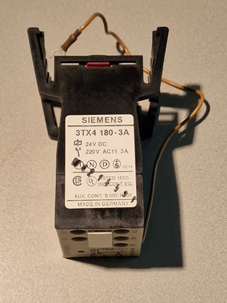 1x Siemens 3TX4 180-3A Interface-Übergangsschütz 24V DC Schalter #12 gebraucht3