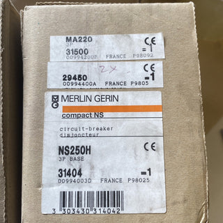 Merlin Gerin Compact NS250H Leistungsschalter MCCB 250A 70kA – NEU & OVP4