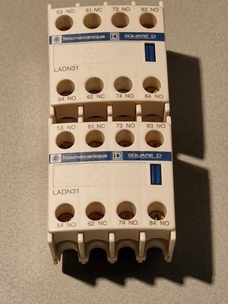 2xTelemecanique LADN31 Hilfsschalterblock LA1 DN31 #95