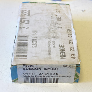 Phoenix Contact Subcon 9/M-SH D-SUB Stecker  2761509 60 V AC/DC 1 A 9-polig Subc2