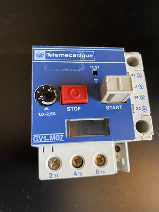 Telemecanique GV1-M07 Motorschutzschalter 1,6–2,5A geb1