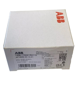 ABB Leistungsschütz AF16ZB-30-10-21 | 1SBL176061R2110 | 24-60V AC/DC | NEU & OVP0
