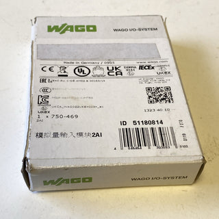 NEU WAGO 750-469 | 2-Kanal-Analogeingangsklemme | Thermoelement K | Originalverp4