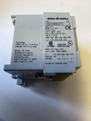 ALLEN-BRADLEY Schütz 100-MO5NZ*3 -unused2
