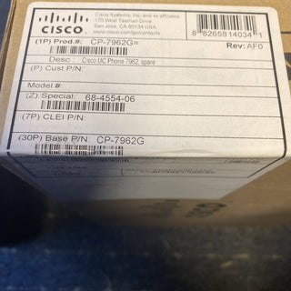 Cisco Unified IP Phone CP-7962G – NEU & OVP – Wideband Audio – PoE0
