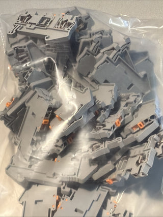 44x Phoenix Contact ST 2,5-Twin Reihenklemme 3031241 Zugfeder 3-Leiter Grau Neu4