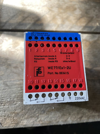 Pepperl+Fuchs WE77/Ex1-2U Schaltverstärker 06348S 24V AC geb0