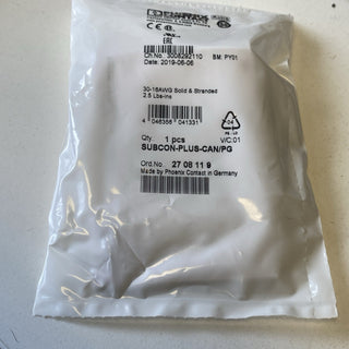 Phoenix Contact SUBCON-PLUS-CAN/PG (Art.-Nr. 2708119) – D-SUB-Busstecker NEU & O