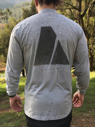 US ARMY PTU Physical Fitness Uniform - Long Sleeve - Langarm - grey1