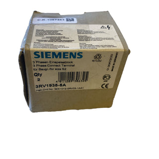 Siemens 3RV1935-5A 3-Phasen-Einspeiseklemme Sammelschiene neu0