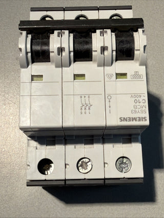 Siemens 5SY63 MCB C10 Leistungsschutzschalter ~ 400V6
