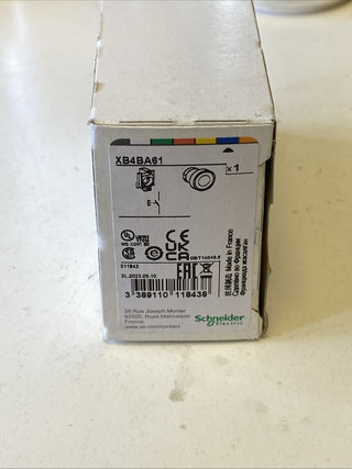 Schneider XB4BA61 Drucktaster XB4 blau 1NO tastend 22mm neu0