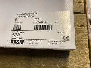 Kompaktgehäuse R&M 6×1Port0