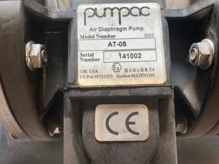 PUMPAC AT-05 LUFTMEMBRANPUMPE MODEL NR 20030