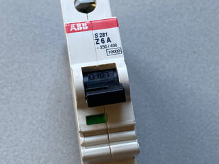 ABB S281 Z6A Leitungsschutzschalter 1-polig 6A Charakteristik Z – Gebraucht0