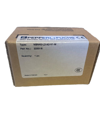 Pepperl+Fuchs Induktiver Sensor NBN40-L2-A2-V1-M (Art-Nr: 223318) OVP1