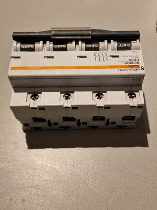 Merlin Gerin 27285 NC100H C63 Leitungsschutzschalter 4-polig 63A Sicherung TOP1