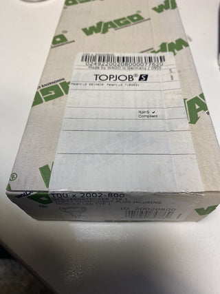 100x WAGO 2002-800 Leerstecker unbestückt Anreihklemmen neu1