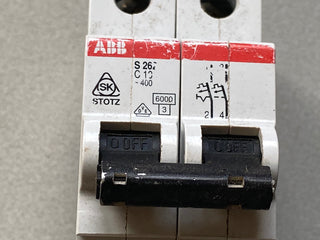 ABB S262 C10 Sicherungsautomat 2-polig 10A Leitungsschutzschalter0