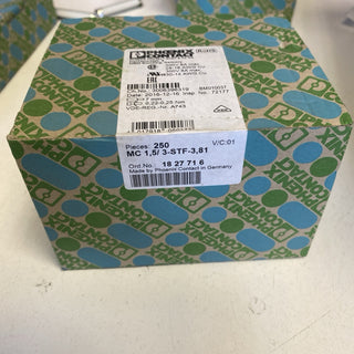 250x Phoenix Contact 1827716 (MC 1,5/ 3-STF-3,81) Leiterplattenstecker – NEU & O