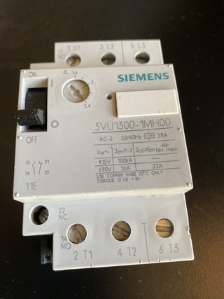 Siemens 3VU1300-1MH00 Motorschutzschalter 1,6–2,4A Leistungsschalter geb0