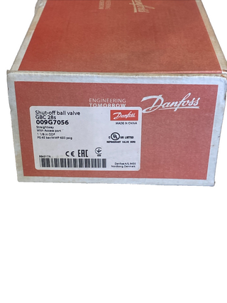 Danfoss GBC 28s Kugelabsperrventil 1 1/8" ODF 009G7056 Kältetechnik NEU2