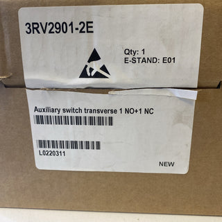 Siemens 3RV2901-2E Hilfsschalter 1S+1Ö neu1