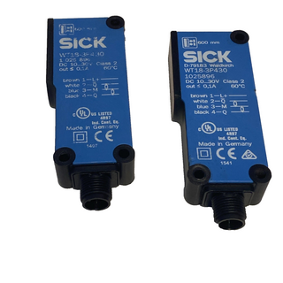 2x SICK WT18-3P430 Reflexions-Lichttaster (Art.-Nr. 1025896)0