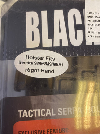 Blackhawk CQC SERPA Taktisches Oberschenkelholster für Beretta M9 - RECHTE HAND2
