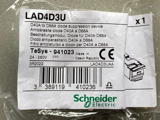 6X Schneider Electric Beschaltungsmodul LAD4D3U Überspannungsbegrenzer1