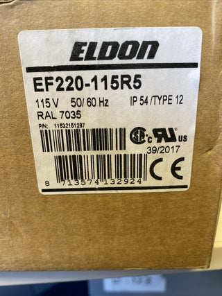 nVent HOFFMAN EF220R5-115R5 Filterlüfter 115V AC - NEU & OVP - Schaltschranklüft1