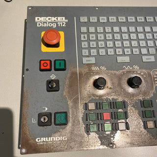 DMG DECKEL MAHO Dialog 112 Tastatur   Bedienfeld DMC 100V 70V 50V D112 RAFI3